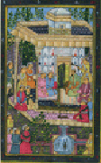 Indian manuscript artwork by Luigi Vanzan