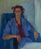Portrait painting by Luigi Vanzan